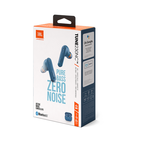 JBL Tune 230NC TWS - Blue - True wireless noise cancelling earbuds - Detailshot 10